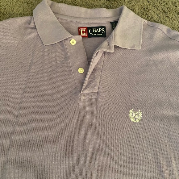 Chaps Men's Purple Polo Shirt - Picture 2 of 9
